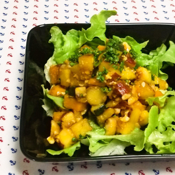 秋野菜のイタリアンサラダ