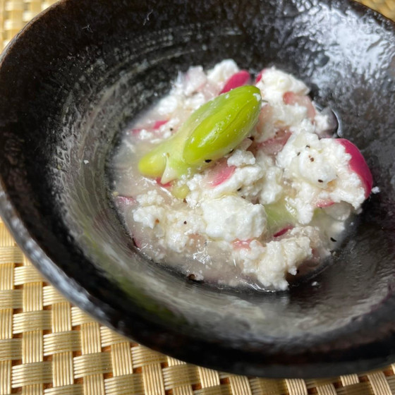 手づくりカテージチーズは優しい味わいです♪