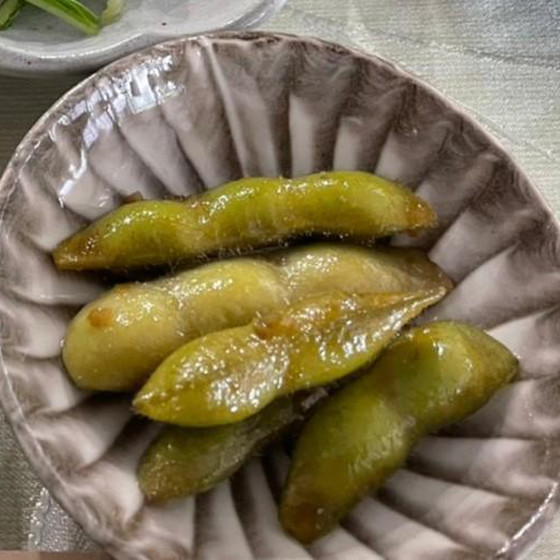 オリーブオイルの風味豊かな枝豆♪ずっと食べ続けられる味