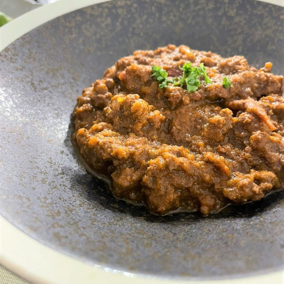 【８月Aメニュー】スパイスキーマカレーレッスン。市販のルウやカレー粉ではなく、スパイスだけで作ります！