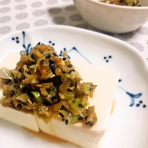 冷奴が贅沢なおかずに返信します♪