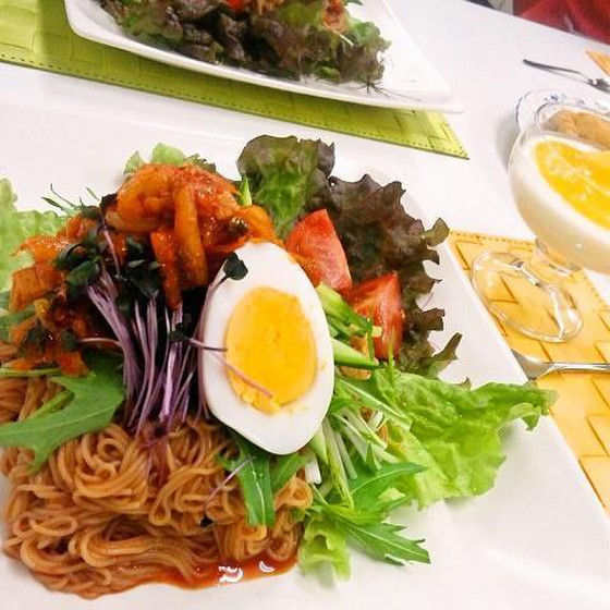 辛さ選べる！さっぱり美味しいビビン冷麺
