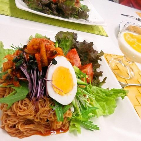 辛さ選べる！さっぱり美味しいビビン冷麺