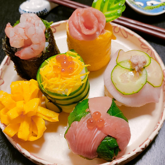 【A】彩り手まり寿司＆和食の基礎レッスン