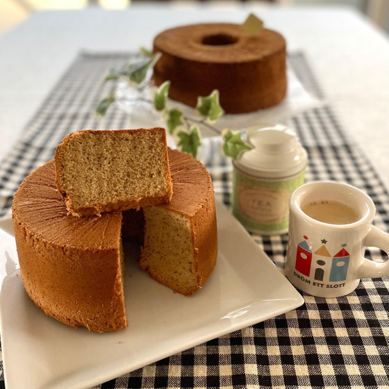 ミルクティーシフォンケーキ
