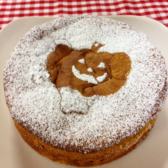 プライベートレッスン　かぼちゃのスフレーズケーキ