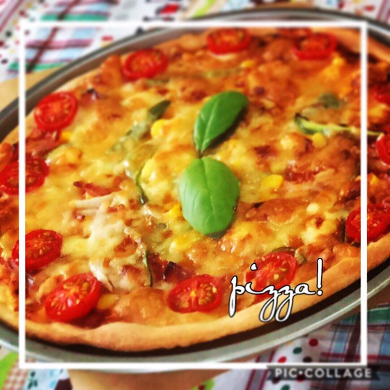 手ごね　pizza