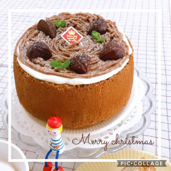 マロンシフォンケーキ