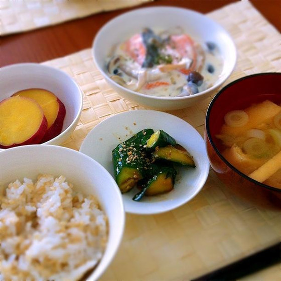 秋の一汁三菜
