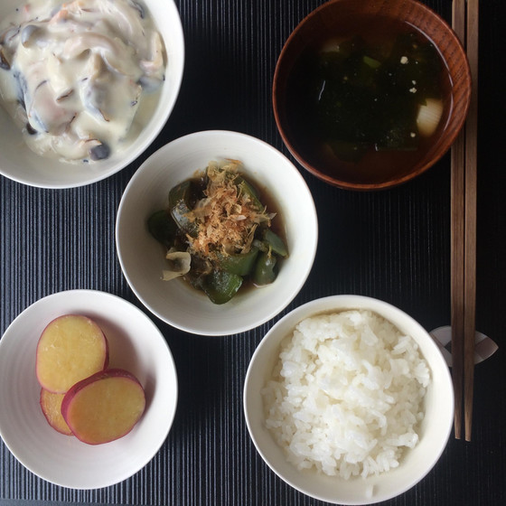 秋の一汁三菜