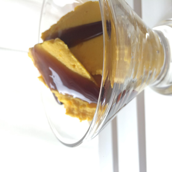 かぼちゃのレアチーズケーキ