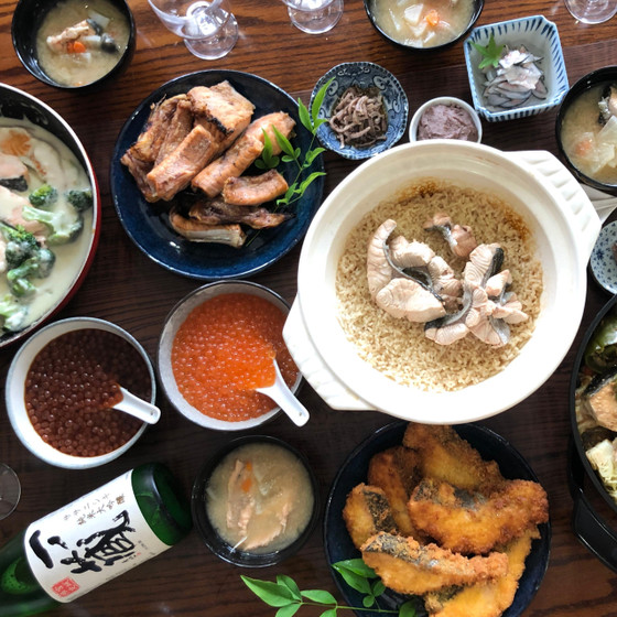 鮭一尾丸ごと食べ尽くしの会
