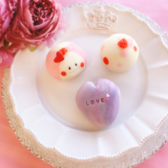 バレンタインにおすすめ☆Kawaii練り切りレッスン