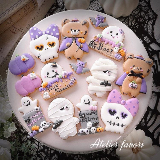 初心者・キッズもOK⭐︎HELLOWEENアイシングクッキーレッスン