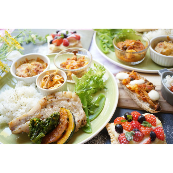 楽うまカフェめしレッスン７品