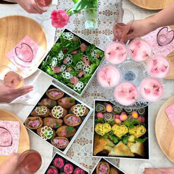 フォトジェニックな「お花見弁当」レッスン