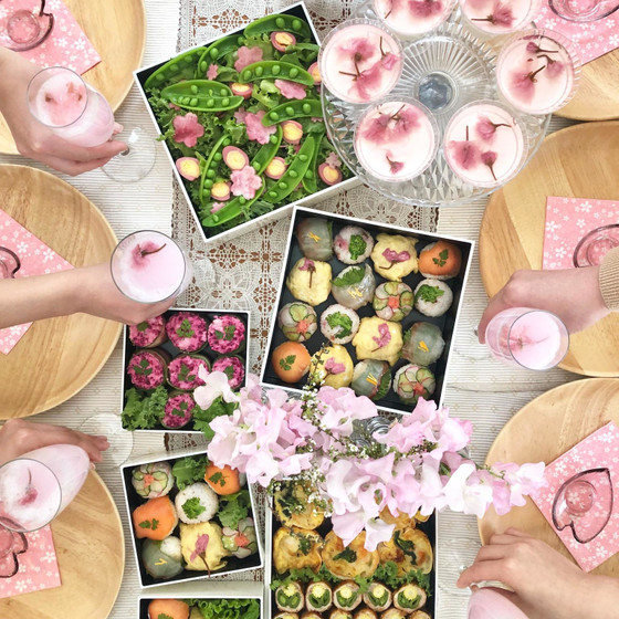 おウチで楽しむ「ヘルシーお花見弁当」レッスン