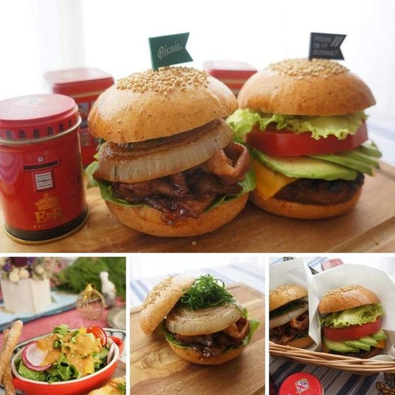 大人のハンバーガーと自家製ドレッシングのレッスンです♡