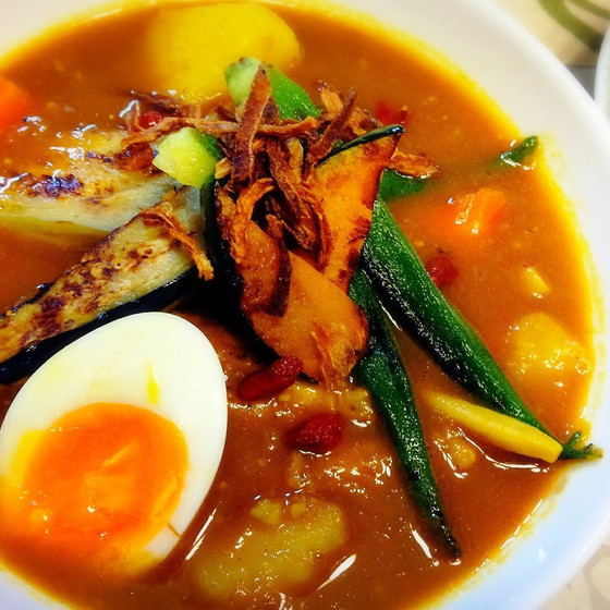 夏の発酵ランチ♪　鯖カレーとエスニック