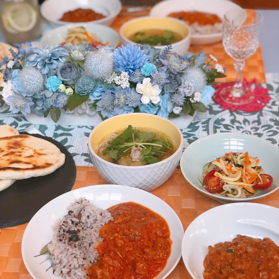 夏の発酵ランチ♪　鯖カレーとエスニック（香芝市）