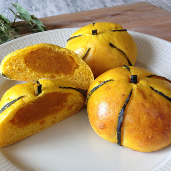 フレッシュかぼちゃたっぷり！かぼちゃパン