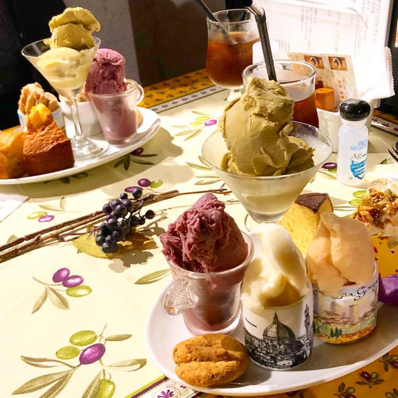 出来たて♪手作りジェラート体験（鎌倉）※巨峰のジェラート作りとワインのセミナー※2回目以降の方