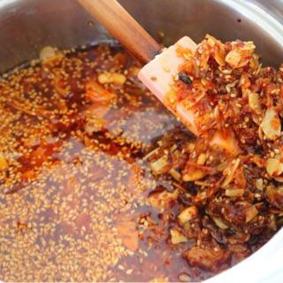 6月噂のいちごきっちん名物食べるラー油&チヂミ作り