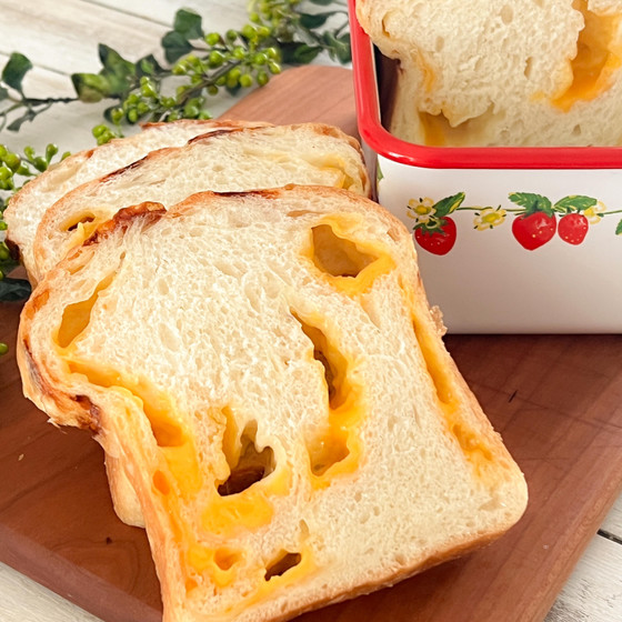 【対面・イースト】Wチーズ食パン