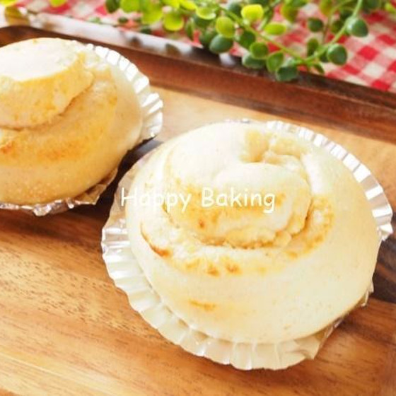 【自家製天然酵母】シナモンロールとフロマージュロール♪