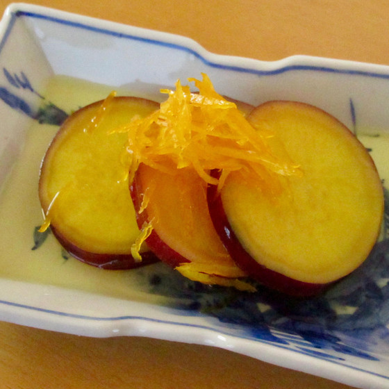 芋好きの方必見！【さつま芋の柚子煮】の作り方