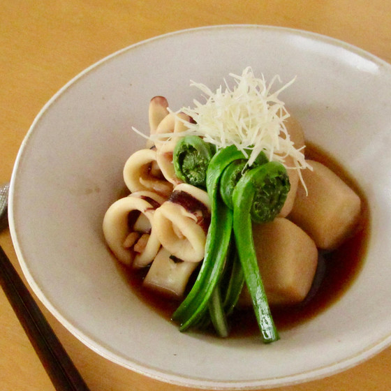 いかと里芋の煮物