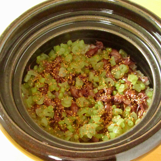 ホタルイカと蕗の炊き込みご飯の作り方