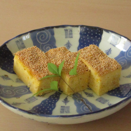 優しい味わいがクセになる”とうもろこしの松風”