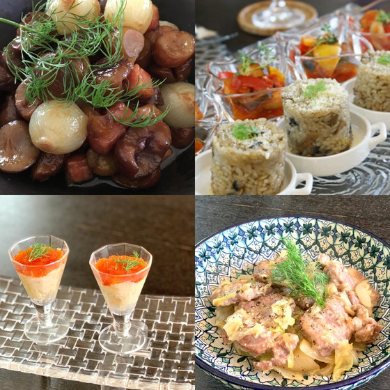フランスのお惣菜を囲んだ泡パーティーメニュー