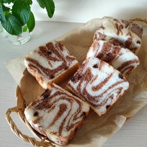【対面】米粉チョコマーブルブレッド