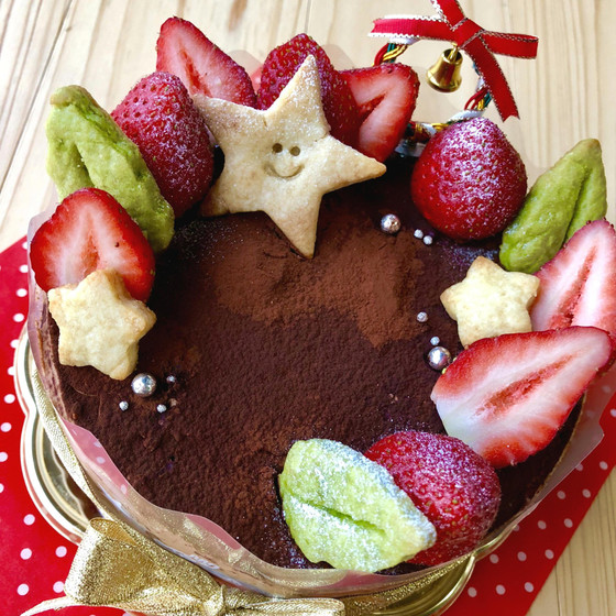 ガナッシュクリスマスケーキレッスン