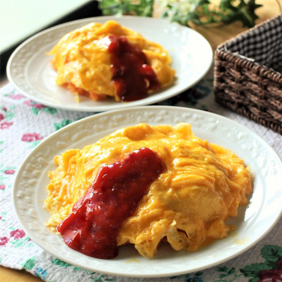 【キッズ】ふんわり卵のオムライスを作ろう