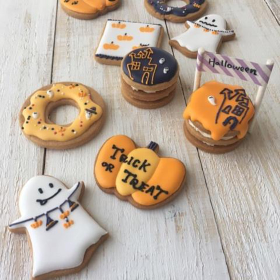 ハロウィンアイシングクッキー