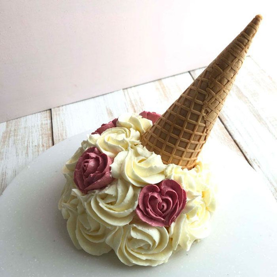バレンタインフラワーケーキ レッスン