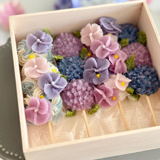 【あんこのお花】夏のお団子ボックス
