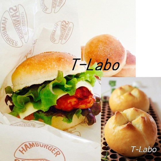 ハンバーガーのパン「バンズ」と「練乳クリームパン」