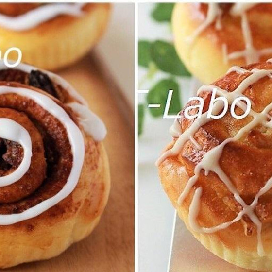 くるくるパンのシナモンロールorモカロールを作ろー！