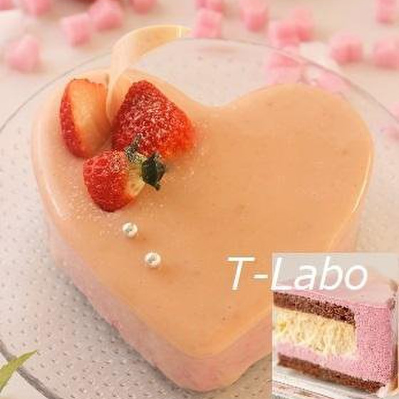 バレンタインにピッタリ♡ハート形ベリームース