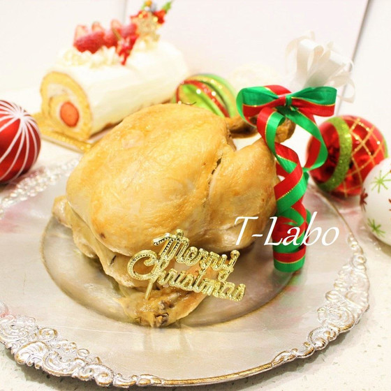 クリスマスは定番料理「ローストチキン」を作ってみよー★