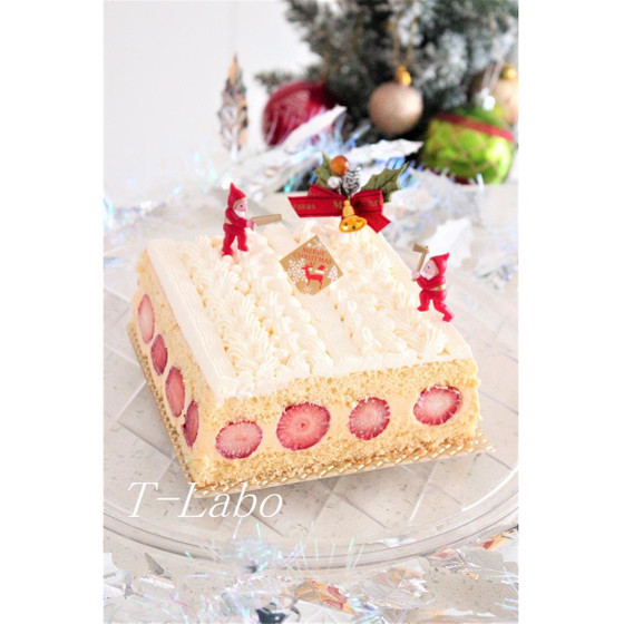 クリスマスは苺の「ニット・ケーキ」に挑戦しよー★