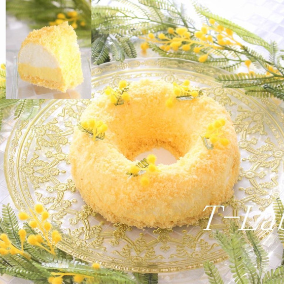 春にぴったり「モミザケーキ」を作ろー。