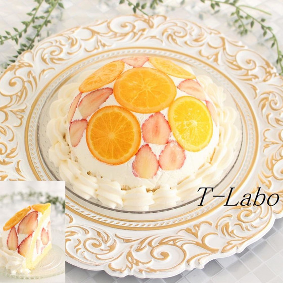 「いちごとオレンジのズコット・ケーキ」を作ろー。
