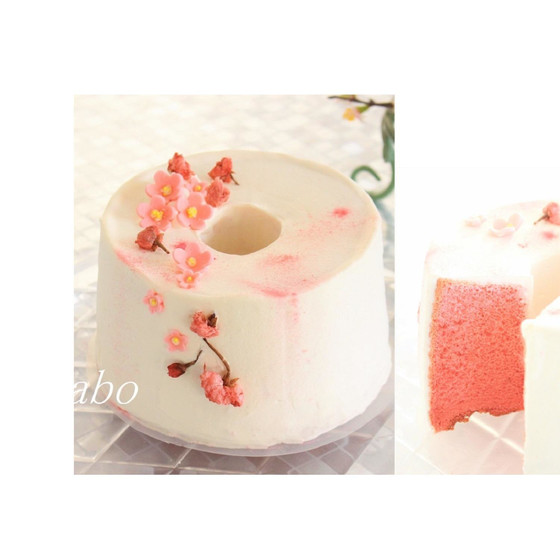 春に「桜シフォン」を作ろー。