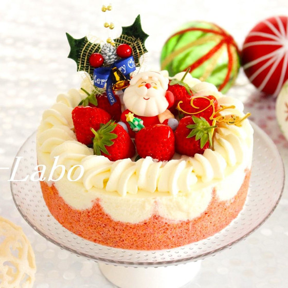クリスマスケーキ「ベリーケーキ」に挑戦してみよー！