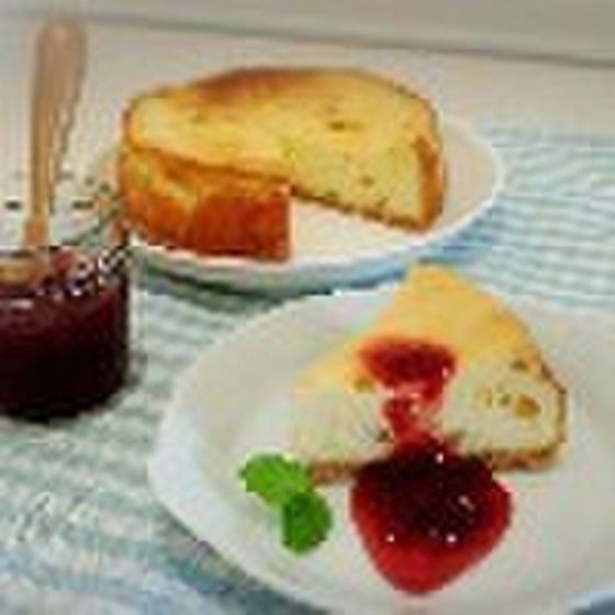オレンジのベイクドチーズケーキ